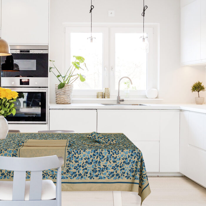 DAS HOME ΤΡΑΠΕΖΟΜΑΝΤΗΛΟ 140Χ180 0723 ΜΠΕΖ, ΜΠΛΕ DAS HOME - Image 2