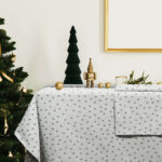 DAS HOME CHRISTMAS ΤΡΑΠΕΖΟΜΑΝΤΗΛΟ 140Χ240 0627 ΓΚΡΙ, ΕΚΡΟΥ DAS HOME - Image 2