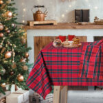 DAS HOME CHRISTMAS ΤΡΑΠΕΖΟΜΑΝΤΗΛΟ 140Χ220 0769 GREEN, RED DAS HOME
