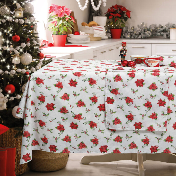 DAS HOME CHRISTMAS RUNNER 45Χ140 0625 ΚΟΚΚΙΝΟ, ΜΠΕΖ DAS HOME - Image 2