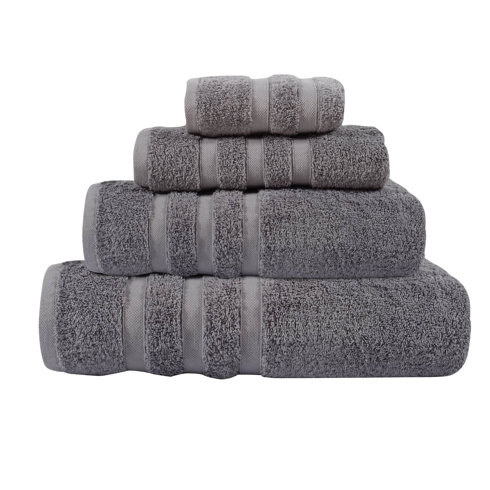 467305001163.jpg DAS HOME ΠΕΤΣΕΤΑ ΧΕΡΙΩΝ PRESTIGE 30Χ50 1163 DARK GREY DAS HOME - Image 1