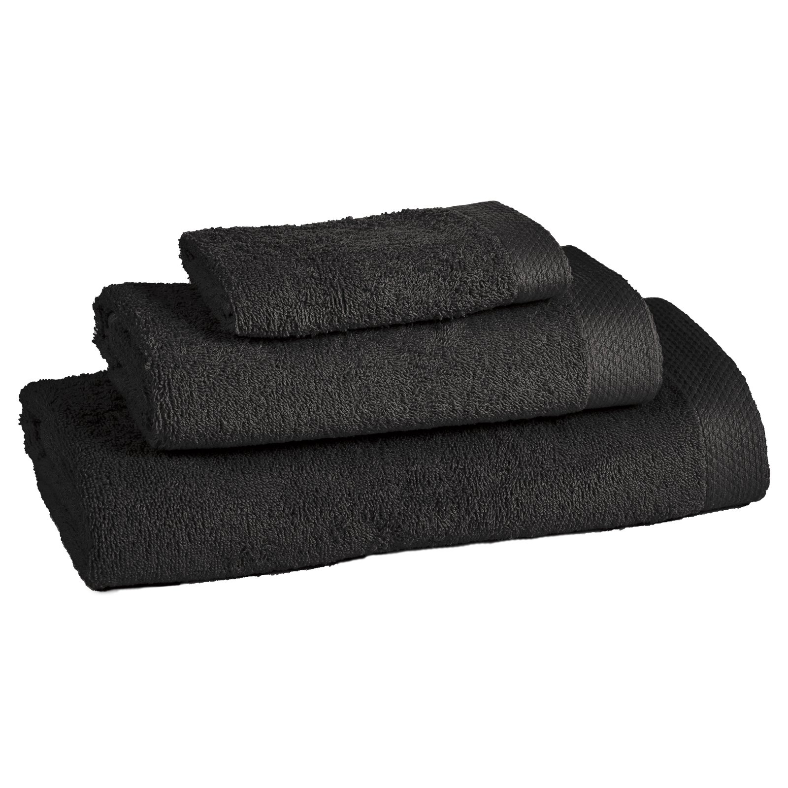 467701405910.jpg DAS HOME ΠΕΤΣΕΤΑ ΜΠΑΝΙΟΥ CASUAL 70Χ140 5910 BLACK DAS HOME - Image 1