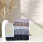 DAS HOME ΠΕΤΣΕΤΑ ΜΠΑΝΙΟΥ PRESTIGE 80Χ150 1164 ICE GREY DAS HOME - Image 3