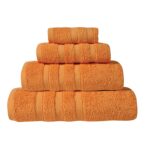 DAS HOME ΠΕΤΣΕΤΑ ΜΠΑΝΙΟΥ PRESTIGE 80Χ150 1165 DUSTY ORANGE DAS HOME