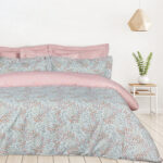 DAS HOME ΣΕΤ ΣΕΝΤΟΝΙΑ ΜΟΝΑ ΜΕ ΛΑΣΤΙΧΟ CASUAL 5428 MINT, ROSE DAS HOME
