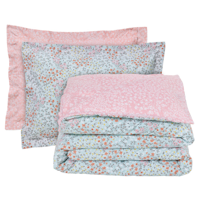 DAS HOME ΣΕΤ ΣΕΝΤΟΝΙΑ ΜΟΝΑ ΜΕ ΛΑΣΤΙΧΟ CASUAL 5428 MINT, ROSE DAS HOME - Image 3