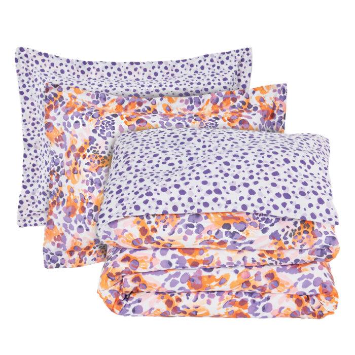DAS HOME ΣΕΤ ΣΕΝΤΟΝΙΑ ΜΟΝΑ ΜΕ ΛΑΣΤΙΧΟ CASUAL 5430 ORANGE, PURPLE DAS HOME - Image 3
