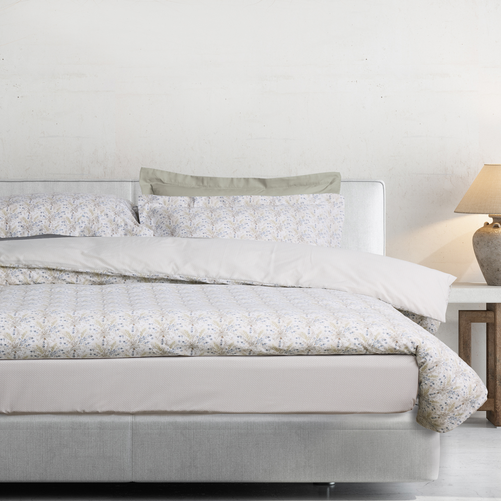 502106105440.jpg DAS HOME ΣΕΤ ΣΕΝΤΟΝΙΑ ΜΟΝΑ ΜΕ ΛΑΣΤΙΧΟ CASUAL 5440 BLUE, TAUPE DAS HOME - Image 1