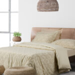 DAS HOME ΣΕΤ ΣΕΝΤΟΝΙΑ ΜΟΝΑ ΜΕ ΛΑΣΤΙΧΟ CASUAL 5444 IVORY, TAUPE DAS HOME