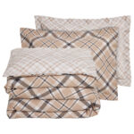 DAS HOME ΣΕΤ ΣΕΝΤΟΝΙΑ ΥΠΕΡΔΙΠΛΑ ΜΕ ΛΑΣΤΙΧΟ CASUAL 5435 BEIGE, BLACK DAS HOME - Image 3