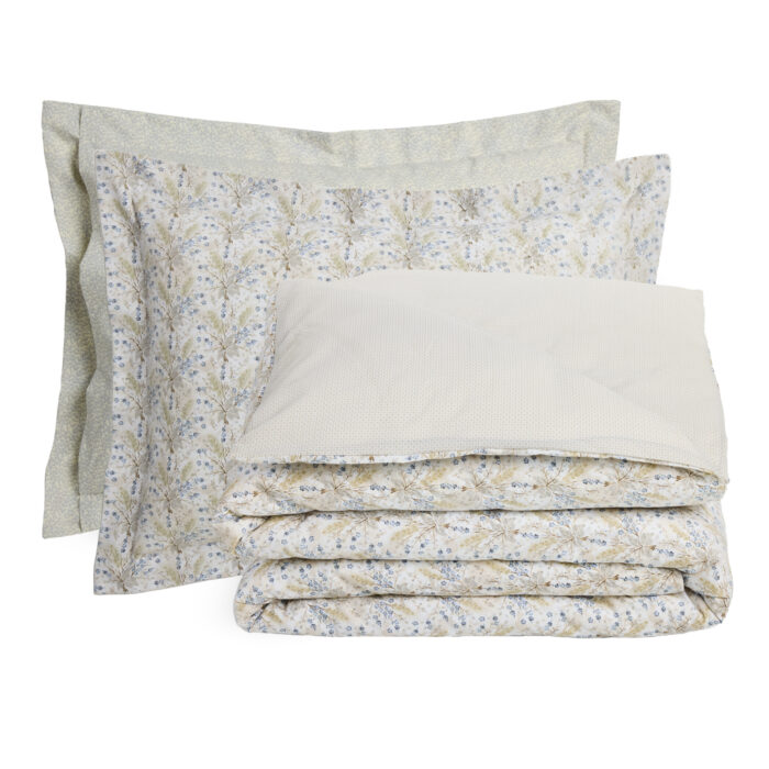 DAS HOME ΣΕΤ ΣΕΝΤΟΝΙΑ ΥΠΕΡΔΙΠΛΑ ΜΕ ΛΑΣΤΙΧΟ CASUAL 5440 BLUE, TAUPE DAS HOME - Image 3