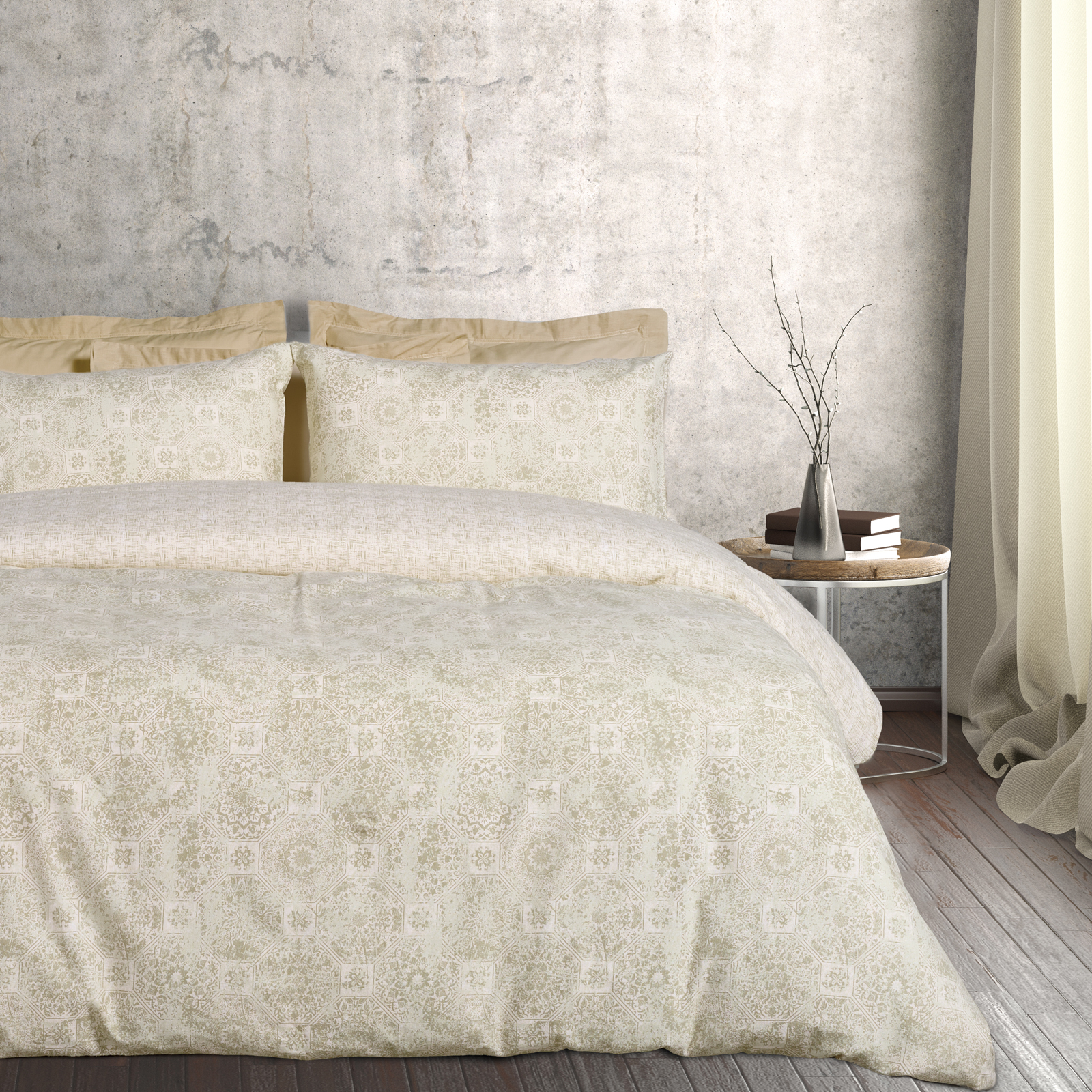 502108109640.jpg DAS HOME ΣΕΤ ΣΕΝΤΟΝΙΑ ΜΟΝΑ HAPPY FLANNEL 9640 BEIGE, TAUPE DAS HOME - Image 1