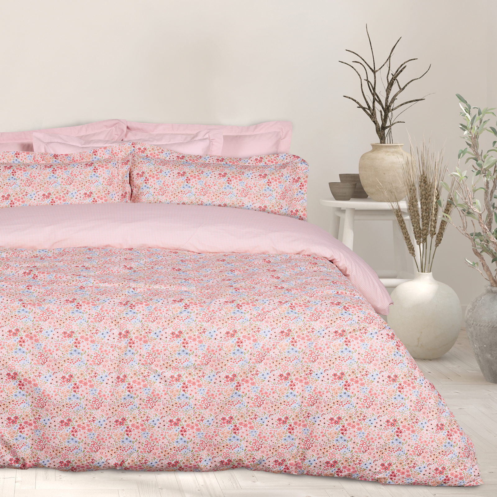 502108109671.jpg DAS HOME ΣΕΤ ΣΕΝΤΟΝΙΑ ΜΟΝΑ HAPPY 9671 PINK, SALMON DAS HOME - Image 1