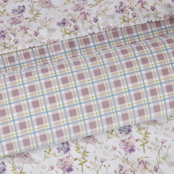 DAS HOME ΣΕΤ ΣΕΝΤΟΝΙΑ ΜΟΝΑ HAPPY 9675 IVORY, LILAC DAS HOME - Image 2