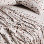DAS HOME ΣΕΤ ΣΕΝΤΟΝΙΑ ΥΠΕΡΔΙΠΛΑ HAPPY FLANNEL 9681 BEIGE, BROWN DAS HOME - Image 2