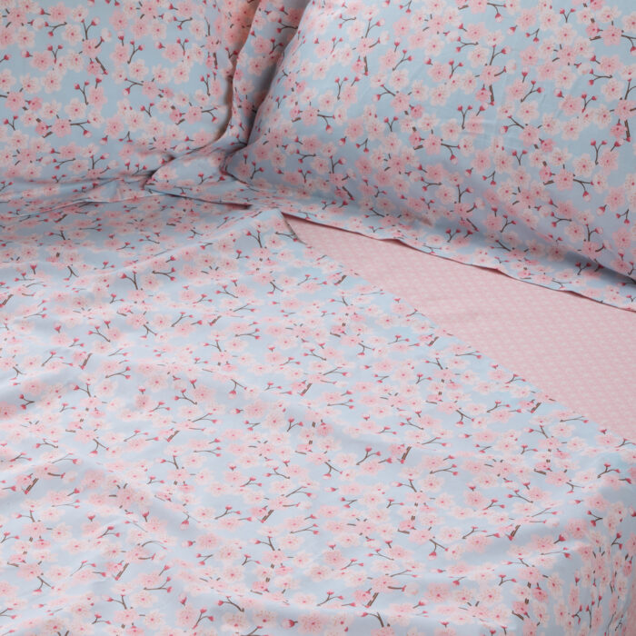 DAS HOME ΣΕΤ ΣΕΝΤΟΝΙΑ ΥΠΕΡΔΙΠΛΑ HAPPY 9695 BLUE, PINK DAS HOME - Image 2