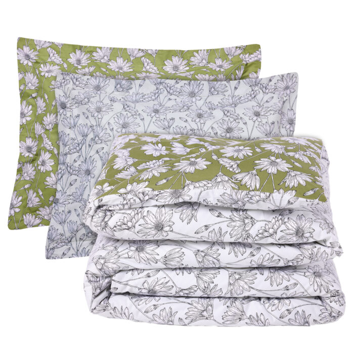 DAS HOME ΣΕΤ ΣΕΝΤΟΝΙΑ KING HAPPY 9670 IVORY, OLIVE DAS HOME - Image 3