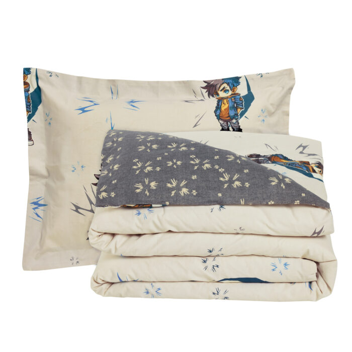 DAS KIDS ΣΕΤ ΣΕΝΤΟΝΙΑ ΜΟΝΑ 4939 BEIGE, GREY DAS HOME - Image 3