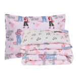 DAS KIDS ΣΕΤ ΣΕΝΤΟΝΙΑ ΜΟΝΑ 4940 GREY, PINK DAS HOME - Image 3