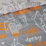 DAS KIDS ΣΕΤ ΣΕΝΤΟΝΙΑ ΜΟΝΑ 4941 GREY, ORANGE DAS HOME - Image 2