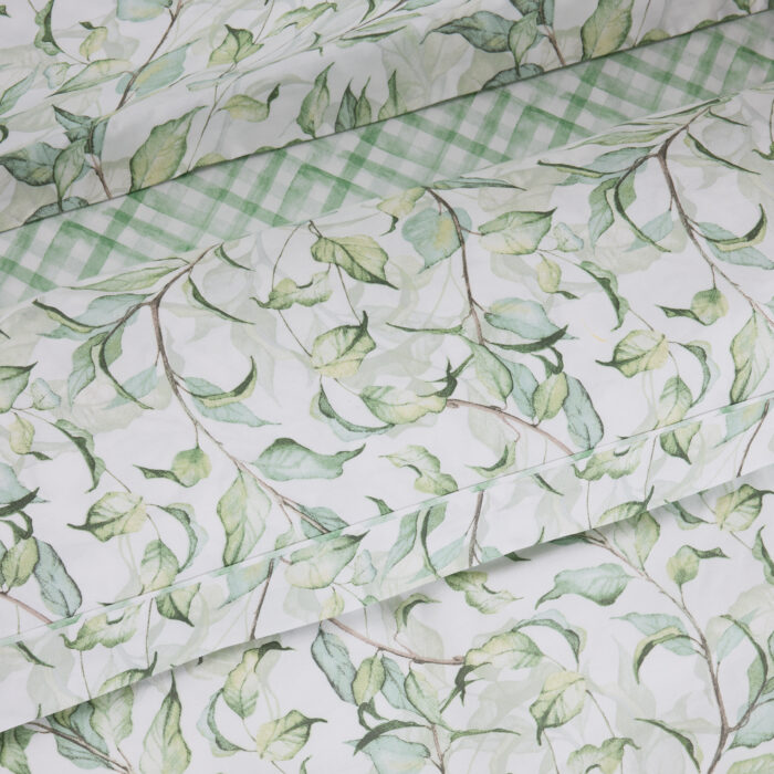 DAS HOME ΣΕΤ ΣΕΝΤΟΝΙΑ ΥΠΕΡΔΙΠΛΑ DAILY 3173 GREEN, WHITE DAS HOME - Image 2