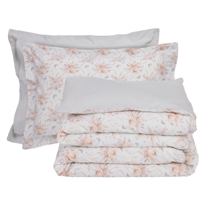 DAS HOME ΣΕΤ ΣΕΝΤΟΝΙΑ ΥΠΕΡΔΙΠΛΑ DAILY 3181 CREAM, GREY DAS HOME - Image 3