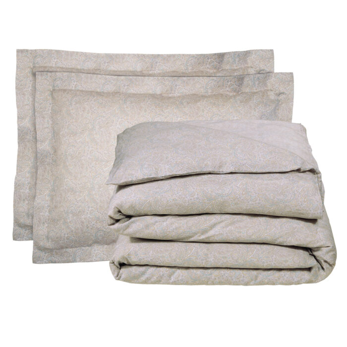 DAS HOME ΣΕΝΤΟΝΙΑ ΣΕΤ ΥΠΕΡΔΙΠΛΑ PRESTIGE 1719 ECRU, NUDE, OLIVE DAS HOME - Image 3