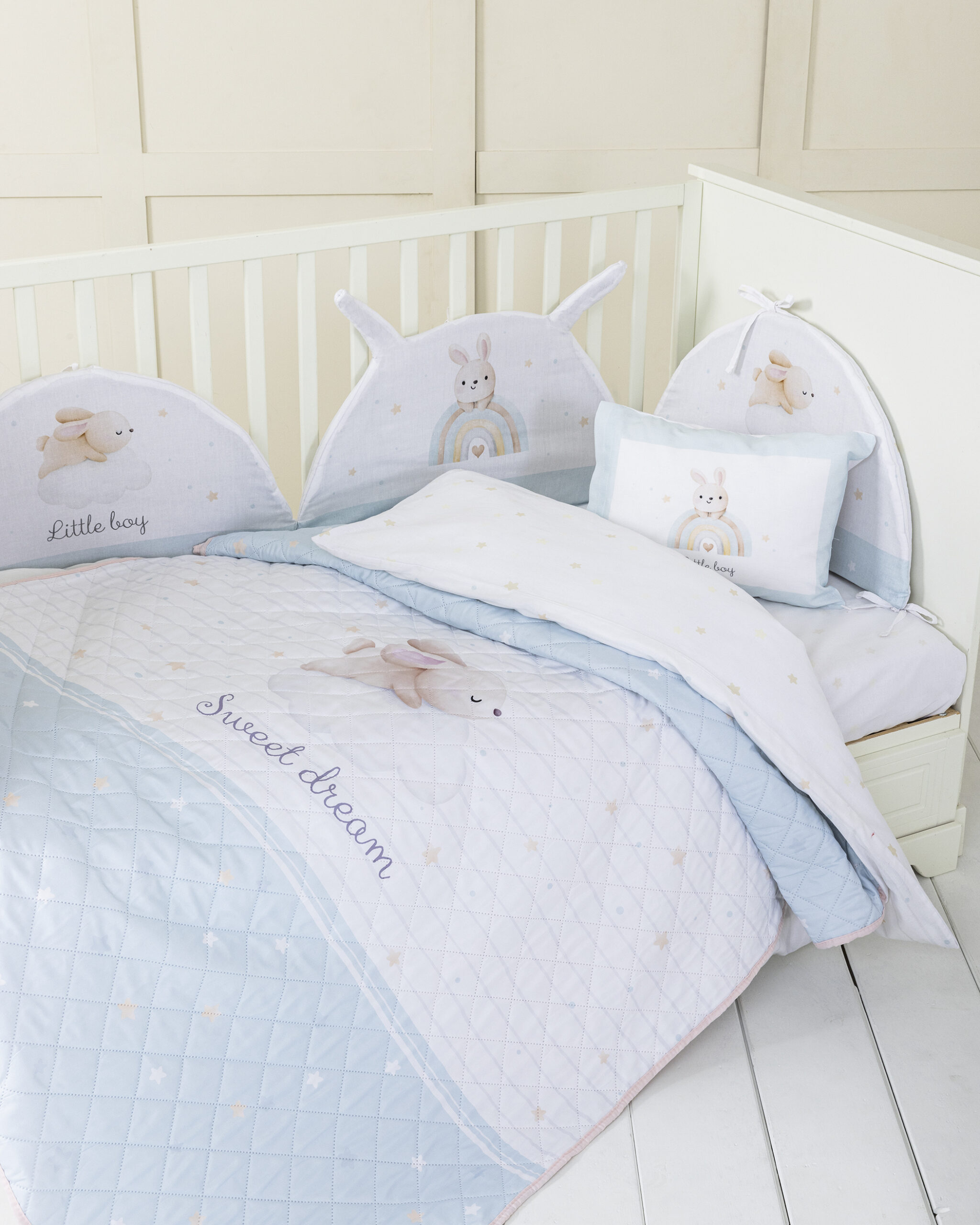 5206482185623-10.jpg Κουβερλί Κούνιας 120x170 - Bobo της Nima Bebe 100% Microfiber Κούνιας 120x170 - Image 1