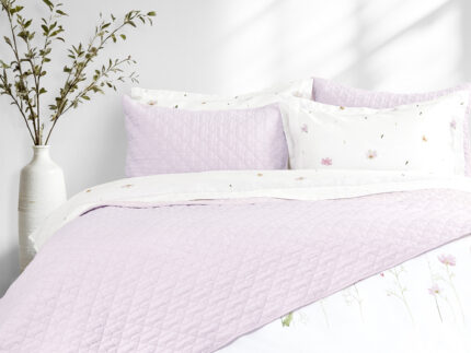 Κουβερλί Ημίδιπλο 180x240 - Arden Lilac / Pink της Nima Home 100% Microfiber Ημίδιπλο 180x240