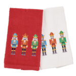 DAS HOME CHRISTMAS ΠΟΤΗΡΟΠΑΝΑ ΣΕΤ 2ΤΜΧ 30X50 0810 RED, WHITE DAS HOME