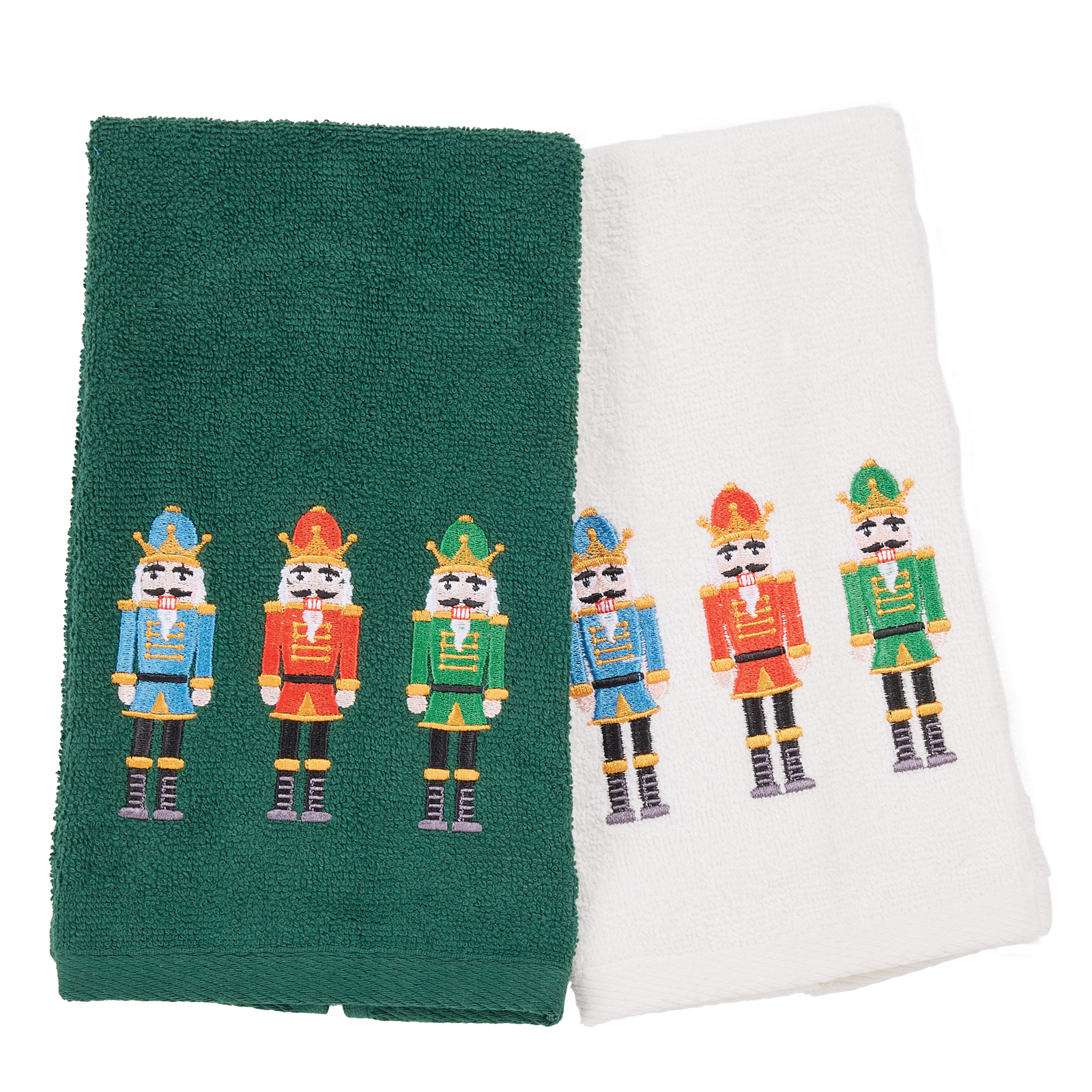 527030500811.jpg DAS HOME CHRISTMAS ΠΟΤΗΡΟΠΑΝΑ ΣΕΤ 2ΤΜΧ 30X50 0811 GREEN, WHITE DAS HOME - Image 1