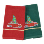 DAS HOME CHRISTMAS ΠΟΤΗΡΟΠΑΝΑ ΣΕΤ 2ΤΜΧ 30X50 0812 GREEN, RED DAS HOME