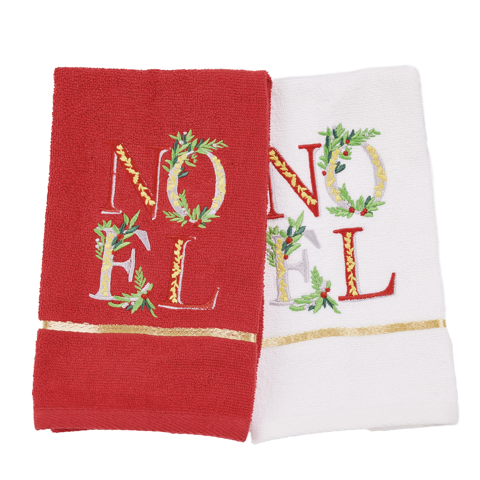 527030500813.jpg DAS HOME CHRISTMAS ΠΟΤΗΡΟΠΑΝΑ ΣΕΤ 2ΤΜΧ 30X50 0813 RED, WHITE DAS HOME - Image 1