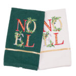 DAS HOME CHRISTMAS ΠΟΤΗΡΟΠΑΝΑ ΣΕΤ 2ΤΜΧ 30X50 0814 GREEN, WHITE DAS HOME