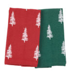 DAS HOME CHRISTMAS ΠΟΤΗΡΟΠΑΝΑ ΣΕΤ 2ΤΜΧ 30X50 0815 GREEN, RED DAS HOME