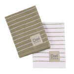 DAS HOME ΣΕΤ ΠΟΤΗΡΟΠΑΝΑ 2ΤΜΧ 30Χ50 0822 GREEN, WHITE DAS HOME