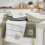 DAS HOME ΣΕΤ ΠΟΤΗΡΟΠΑΝΑ 2ΤΜΧ 30Χ50 0822 GREEN, WHITE DAS HOME - Image 3