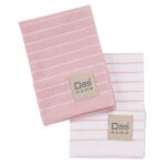 DAS HOME ΣΕΤ ΠΟΤΗΡΟΠΑΝΑ 2ΤΜΧ 30Χ50 0823 PINK, WHITE DAS HOME