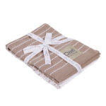 DAS HOME ΣΕΤ ΠΟΤΗΡΟΠΑΝΑ 2ΤΜΧ 30Χ50 0825 TAUPE, WHITE DAS HOME - Image 2