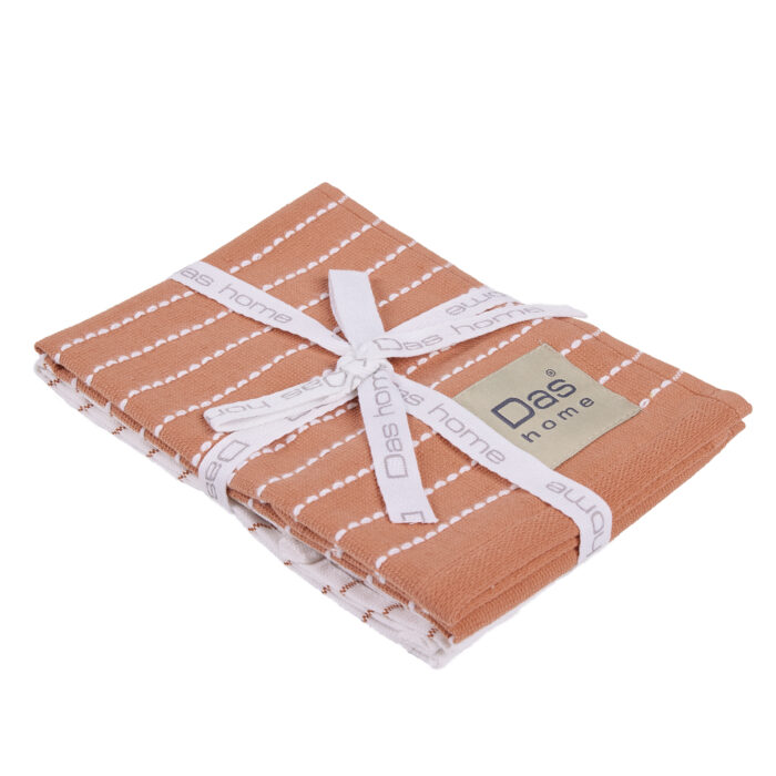 DAS HOME ΣΕΤ ΠΟΤΗΡΟΠΑΝΑ 2ΤΜΧ 30Χ50 0826 TERACOTTA, WHITE DAS HOME - Image 2