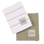 DAS HOME ΣΕΤ ΠΟΤΗΡΟΠΑΝΑ 2ΤΜΧ 30Χ50 0827 GREEN, WHITE DAS HOME