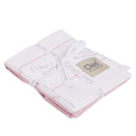 DAS HOME ΣΕΤ ΠΟΤΗΡΟΠΑΝΑ 2ΤΜΧ 30Χ50 0828 PINK, WHITE DAS HOME - Image 2