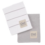 DAS HOME ΣΕΤ ΠΟΤΗΡΟΠΑΝΑ 2ΤΜΧ 30Χ50 0829 GREY, WHITE DAS HOME