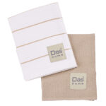 DAS HOME ΣΕΤ ΠΟΤΗΡΟΠΑΝΑ 2ΤΜΧ 30Χ50 0830 TAUPE, WHITE DAS HOME
