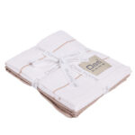 DAS HOME ΣΕΤ ΠΟΤΗΡΟΠΑΝΑ 2ΤΜΧ 30Χ50 0830 TAUPE, WHITE DAS HOME - Image 2