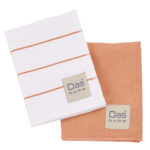 DAS HOME ΣΕΤ ΠΟΤΗΡΟΠΑΝΑ 2ΤΜΧ 30Χ50 0831 TERACOTTA, WHITE DAS HOME