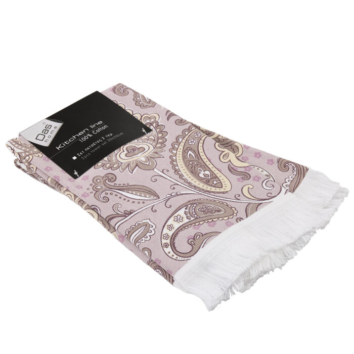 DAS HOME ΣΕΤ ΠΟΤΗΡΟΠΑΝΑ 2ΤΜΧ 30Χ50 0892 TAUPE DAS HOME - Image 2