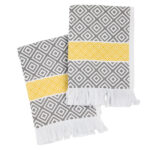 DAS HOME ΣΕΤ ΠΟΤΗΡΟΠΑΝΑ 2ΤΜΧ 30Χ50 0895 GREY, YELLOW DAS HOME