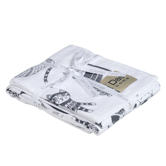 DAS HOME ΣΕΤ ΠΟΤΗΡΟΠΑΝΑ 2ΤΜΧ 40Χ60 0735 GREY, WHITE DAS HOME - Image 2