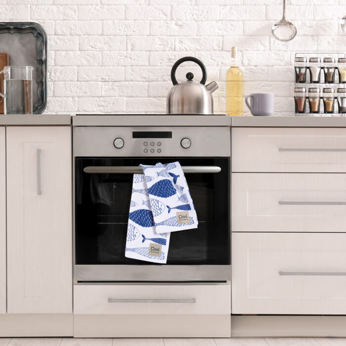 DAS HOME ΣΕΤ ΠΟΤΗΡΟΠΑΝΑ 2ΤΜΧ 40Χ60 0737 BLUE, WHITE DAS HOME - Image 3